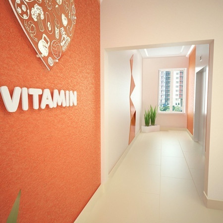 ЖК Витамин, отделка, комната, квартира, коридор, холл